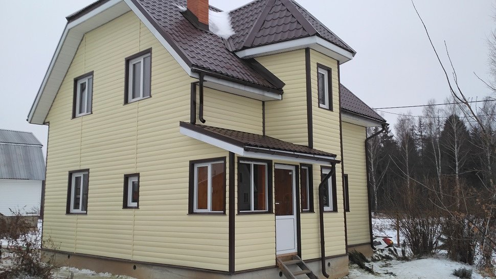 Внешняя отделка дома сайдингом