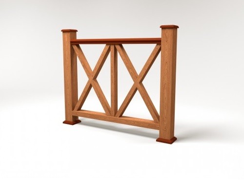 Ограждение из ДПК FG7 терракот купить в Котласе