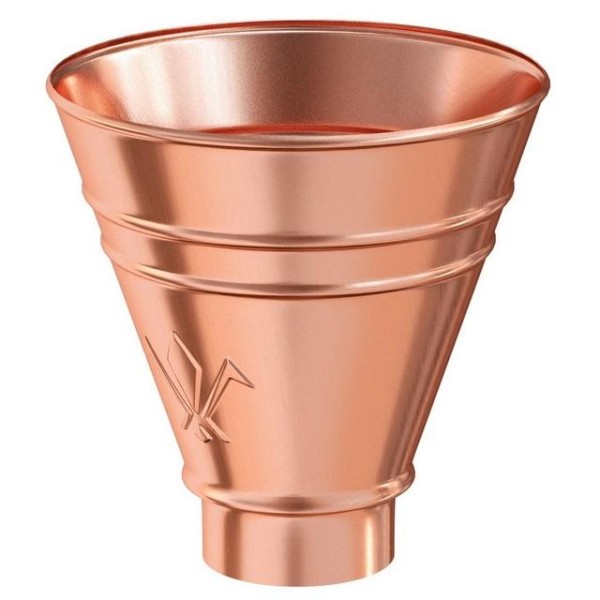 Водосток Aquasistem, система 150/100 - Воронка водосборная круглая медная купить в Котласе