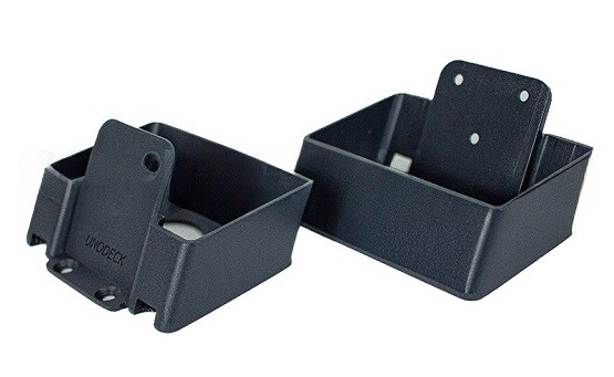 Крепления перил наклонное из алюминия GardenParkett Графит купить в Котласе