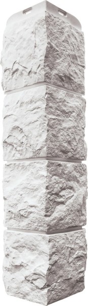 Угол наружный Альта-Профиль Туф ЭКО Белый купить в Котласе