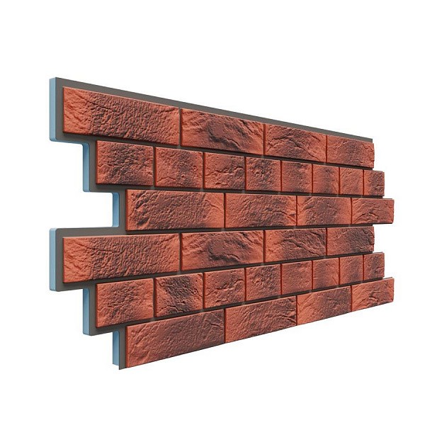 Фасадная термопанель Доломит Венецианский кирпич 20 мм Корса купить в Котласе