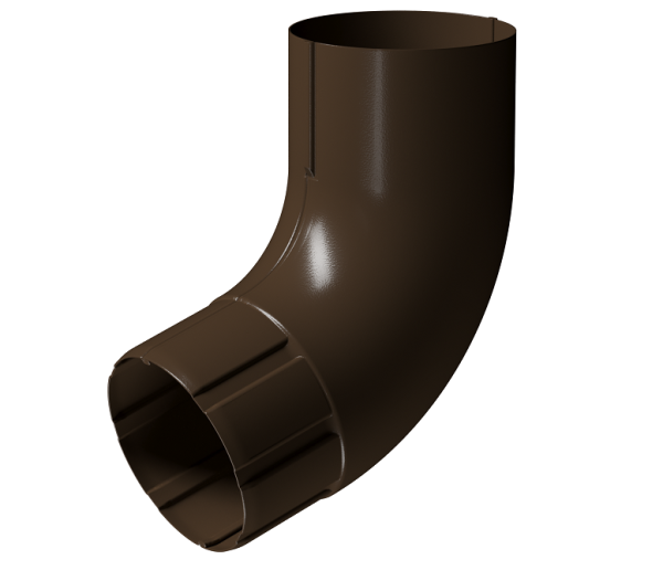 Колено 72° D90 Döcke STAL PREMIUM Каштан, (RAL 8017) купить в Котласе