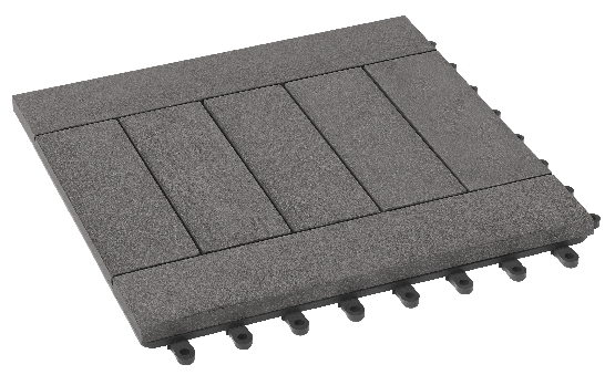 Модульный паркет ДПК GRINDERDECO Комфорт 5 Серый базальт купить в Котласе