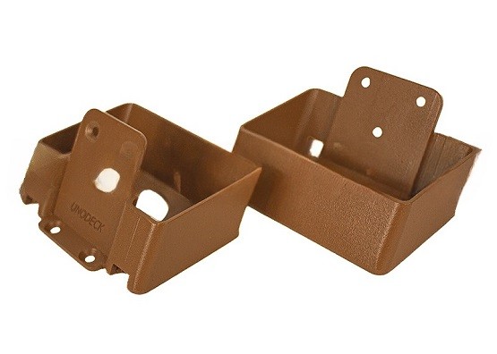 Крепления перил наклонное из алюминия GardenParkett Орех купить в Котласе