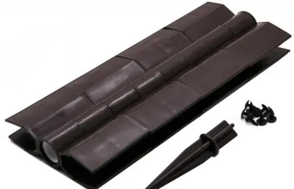 Угловой (стыковочный) шарнир для грядкок ДПК 300мм коричневый купить в Котласе