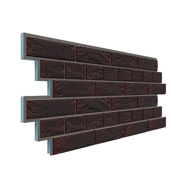 Фасадная термопанель Доломит Венецианский кирпич 20 мм Алтея купить в Котласе