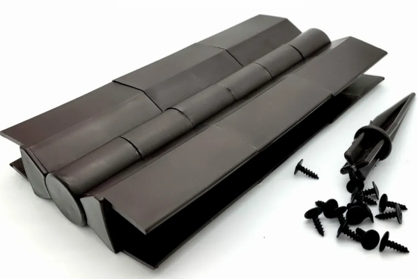 Угловой (стыковочный) шарнир для грядкок ДПК 225мм коричневый купить в Котласе