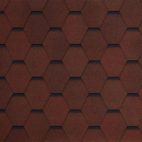 Гибкая черепица Tegola GARDA rosso 409 купить в Котласе