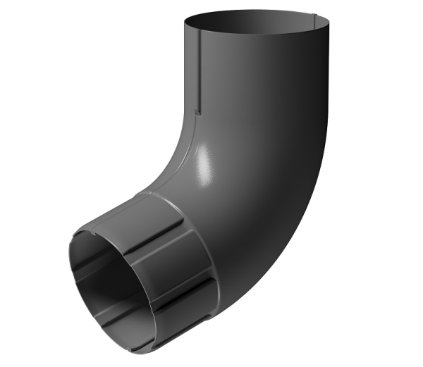 Колено 72° D90 Döcke STAL PREMIUM Графит, (RAL 7024) купить в Котласе