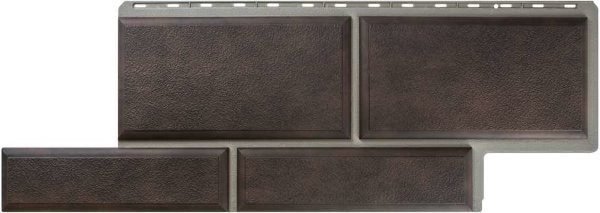 Фасадная панель камень Флорентийский коричневый купить в Котласе