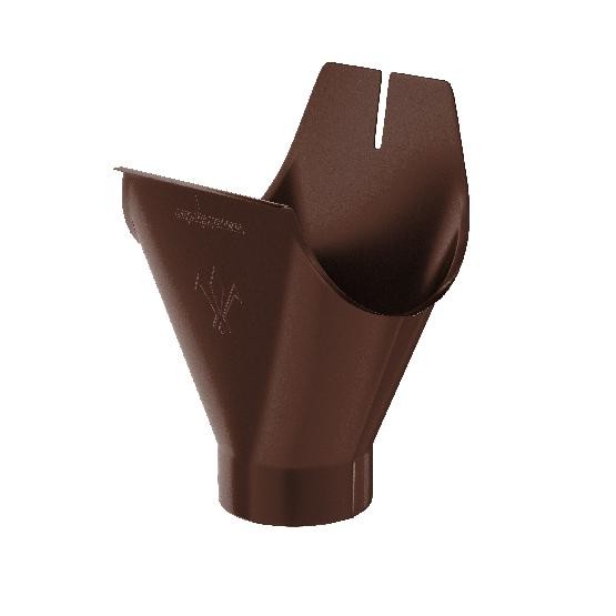 Водосток Aquasistem, система 150/100 - Воронка желоба RAL 8017 Коричневый купить в Котласе