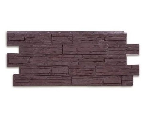 Фасадная панель T-Сайдинг-Альпийская сказка ЭКО-1 Браун купить в Котласе