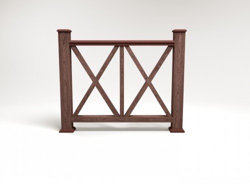 Ограждение из ДПК FG7 шоколад купить в Котласе