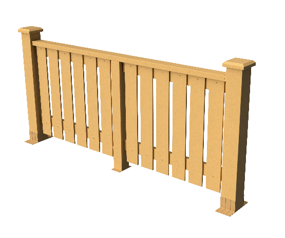 Ограждения декоративное ДПК GRINDERDECO Вилидж песчаник купить в Котласе