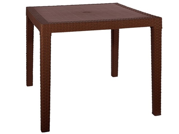 Стол квадратный FIJI Quatro Table Коричневый купить в Котласе