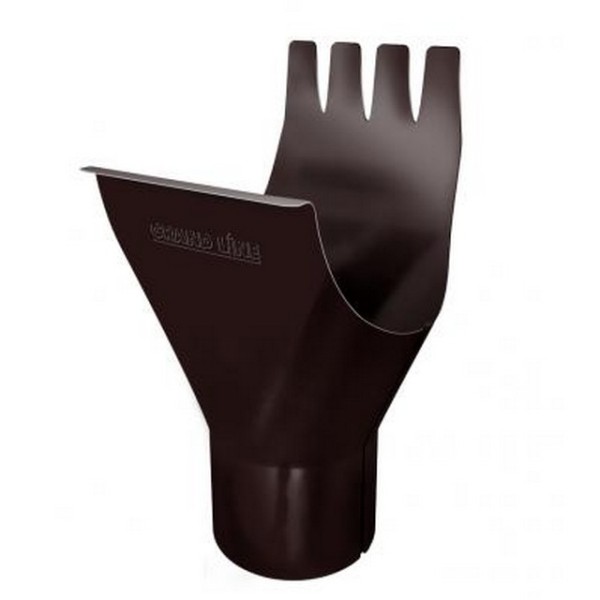 Водосток Grand Line 150x100 – Воронка желоба RAL 8017 купить в Котласе