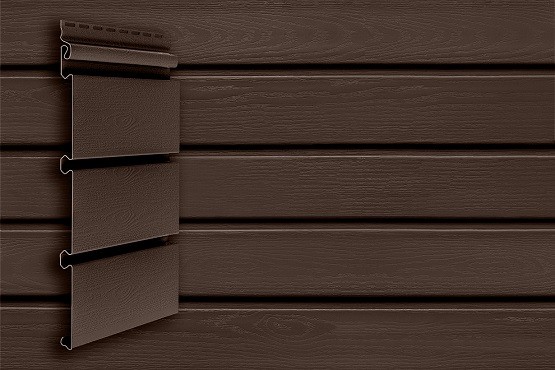 Сайдинг Архитектурный Планкен Grand Line Темный дуб купить в Котласе