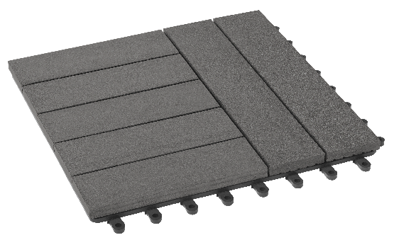 Модульный паркет ДПК GRINDERDECO Комфорт 4 Серый базальт купить в Котласе