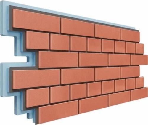 Термопанели Доломит Кирпич 40 мм Красный купить в Котласе