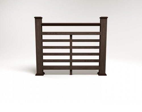 Ограждение из ДПК FG4 венге купить в Котласе