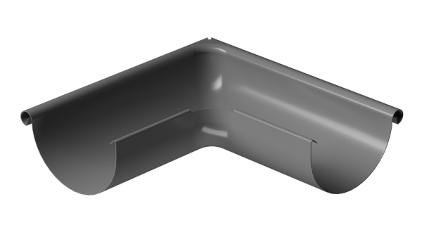 Угол внешний 90° D125 Döcke STAL PREMIUM Графит, (RAL 7024) купить в Котласе