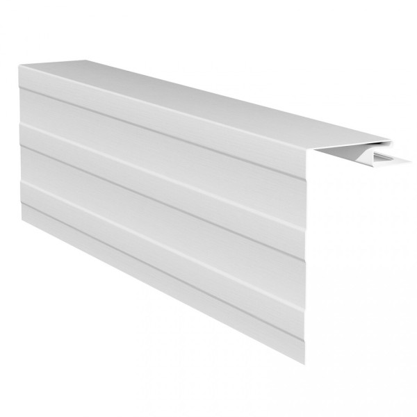 Приоконная планка (околооконный профиль) для сайдинга, белый купить в Котласе