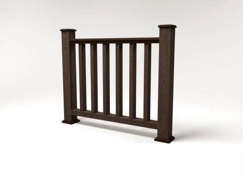 Ограждение из ДПК FG5 венге купить в Котласе