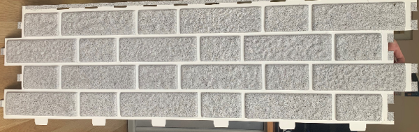 Цокольный сайдинг Tecos МИХЕЛЕН Серый купить в Котласе