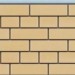 Термопанели Доломит Кирпич 40 мм Жёлтый купить в Котласе