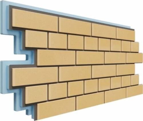 Термопанели Доломит Кирпич 40 мм Жёлтый купить в Котласе