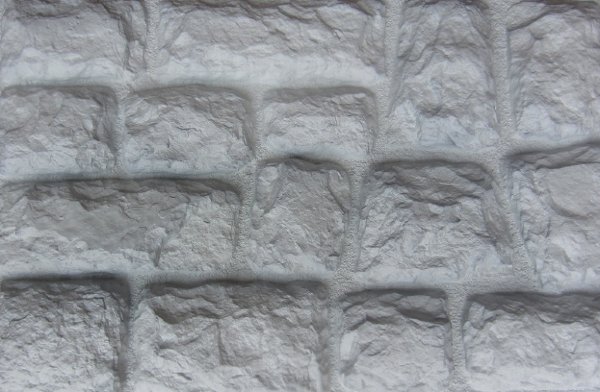 Фасадная панель Аэлит Камень крупный Белый купить в Котласе