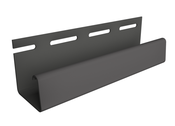 Фасадный J-профиль 30 мм Графитовый купить в Котласе