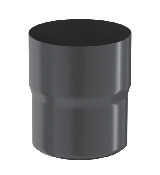 Водосток Aquasistem, система 125x90 - Соединитель трубы RAL 7024 Тёмно-серый купить в Котласе