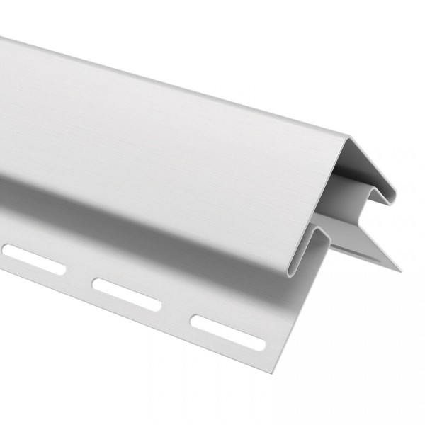 Угол внешний (наружный) для сайдинга, белый купить в Котласе