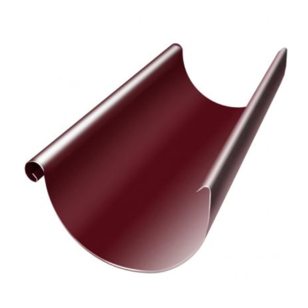 Водосток Grand Line 125x90 – Полукруглый желоб 3 метра RAL 3005 купить в Котласе