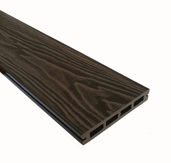 Террасная доска из ДПК Terrapol Смарт 3D Пустотелая с пазом Венге Соренто купить в Котласе