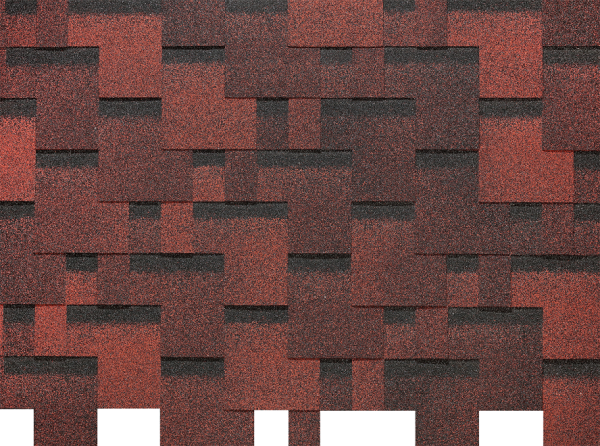 Гибкая черепица EURASIA Docke, Коллекция Лабиринт Красный купить в Котласе