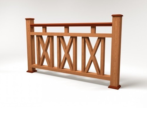 Ограждение из ДПК FG3 терракот купить в Котласе