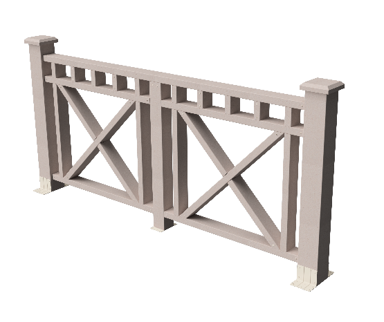 Ограждения декоративное ДПК GRINDERDECO Виктория выбеленный дуб купить в Котласе