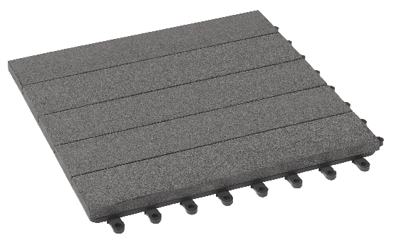 Модульный паркет ДПК GRINDERDECO Комфорт 3 Серый базальт купить в Котласе