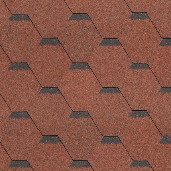 Гибкая черепица Shinglas, серия Ультра, коллекция Самба – Рубин купить в Котласе