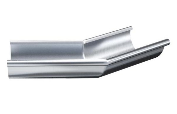 Водосток Aquasistem, Система 125x90 - Угол желоба наружный оцинковка 135° купить в Котласе