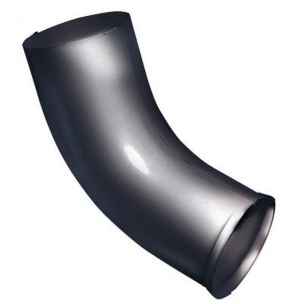 Водосток Grand Line 125x90 – Колено сливное RAL 7024 купить в Котласе