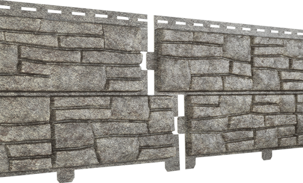 Фасадная панель Ю-пласт Стоун хаус сланец Бежевый купить в Котласе