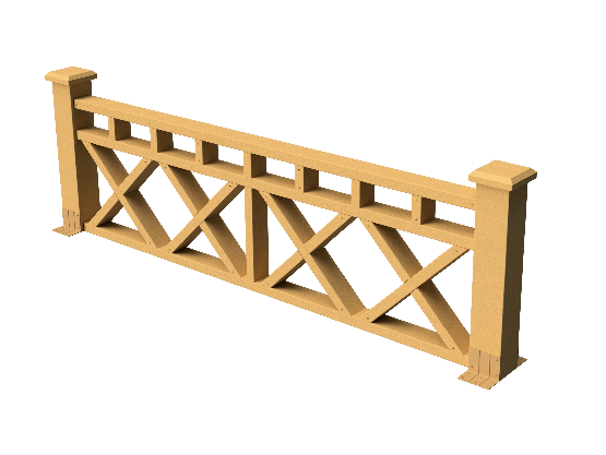 Ограждения декоративное ДПК GRINDERDECO  Бэйли песчаник купить в Котласе