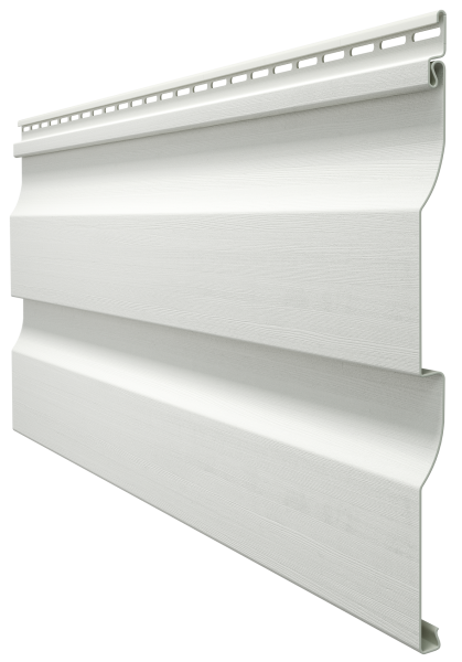 Виниловый сайдинг docke (дёке) - профиль D4,5D, пломбир купить в Котласе