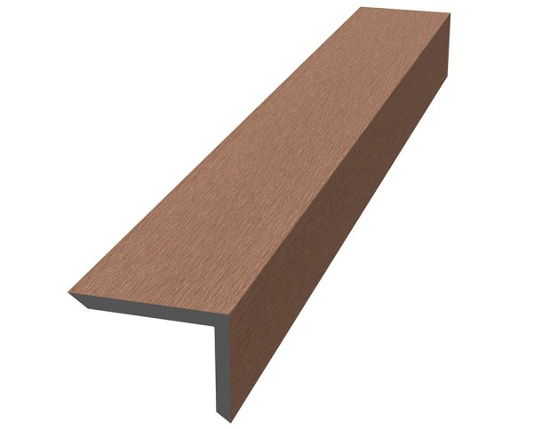 Уголок ДПК для террасной доски NauticPrime, 60x40x2900мм Кедр купить в Котласе