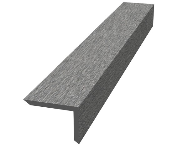 Уголок ДПК для террасной доски NauticPrime, 60x40x2900мм Тёмно-серый купить в Котласе