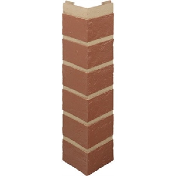 Наружный угол кирпич (красный), 0,47 х 0,1м купить в Котласе